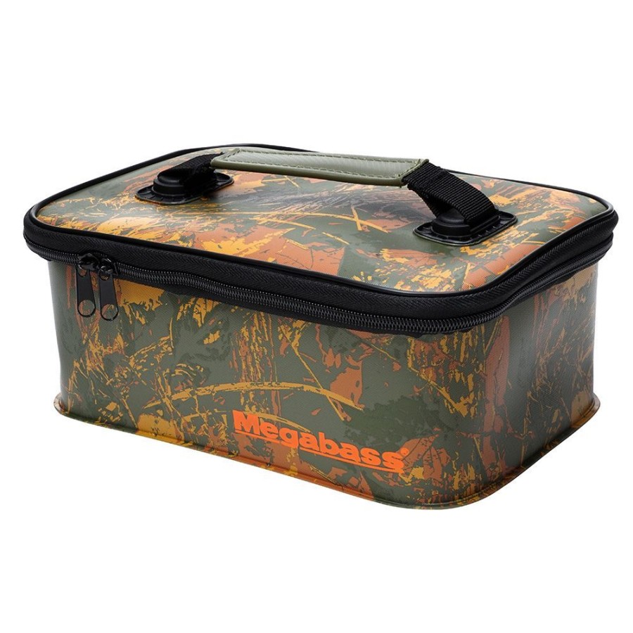 Fishing Megabass Tackle Boxes & Bags | Megabass Multi Inner Case Orange Camo | 0240136828