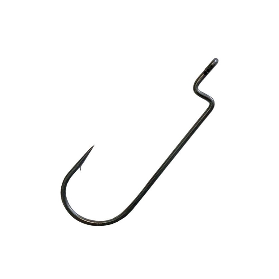 Fishing American Legacy Fishing | Hayabusa Wrm114Hd Round Bend Offset Fluorine Coated Hooks