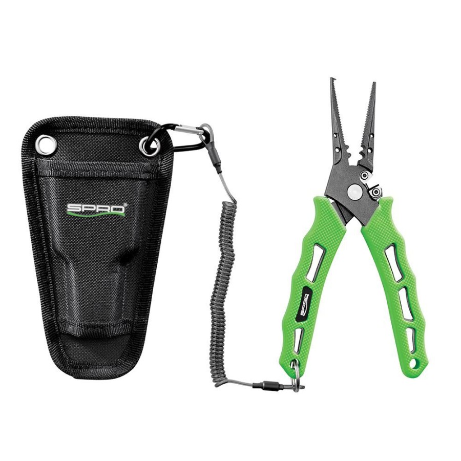 Fishing SPRO Tools | Spro 7.5" Ptfe Pliers Green | P0103