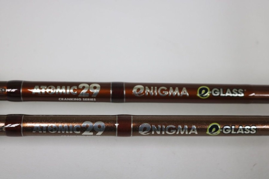 Used Enigma Casting Rods | Enigma Atomic 29 E-Glass Eatm70Mb-Mh And Eatm70Ma-M Casting Rods - Used - Good Condition- American Legacy Fishing, G Loomis Superstore